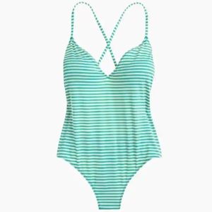 J.Crew Playa Key West printed X-back swimsuit
